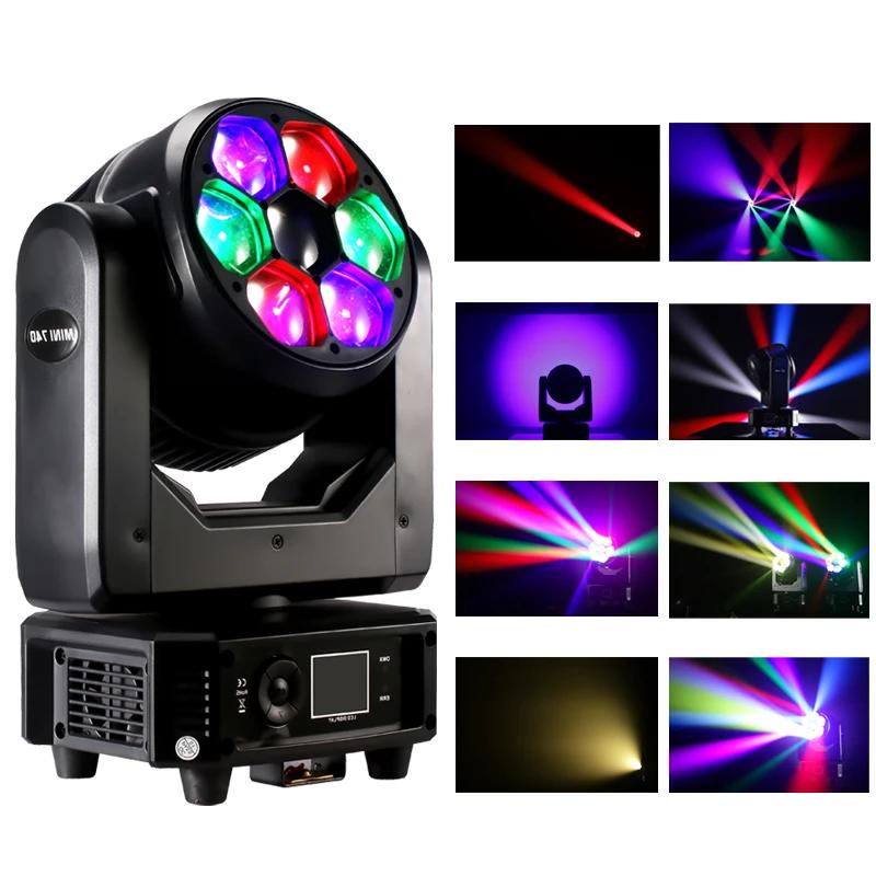  ܹ  ̴  Ʈ, Ҹ Ȱȭ DMX , DJ  Ƽ , 7x40W RGBW LED   ƮƮ